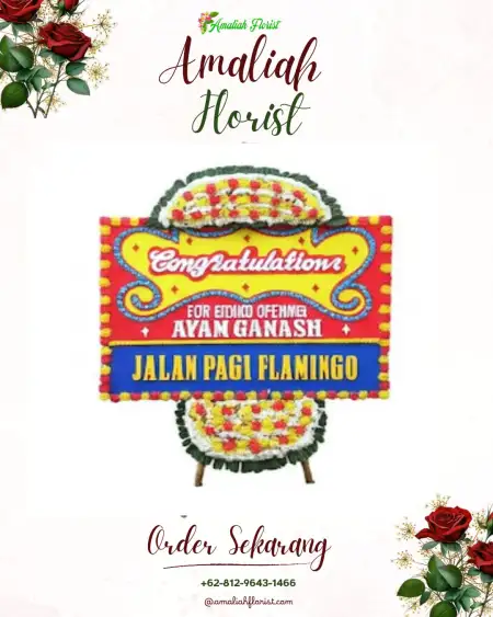 Sewa Papan Bunga Anjongan