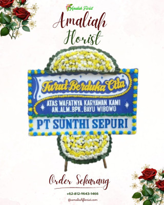Papan Bunga Duka di Anjongan