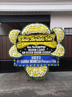 Papan Bunga Duka di Anjongan
